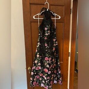 Floral Halter Dress